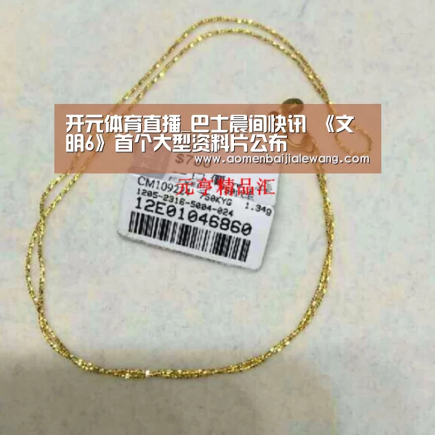 开元体育直播_巴士晨间快讯 《文明6》首个大型资料片公布(图2) 开元体育app
