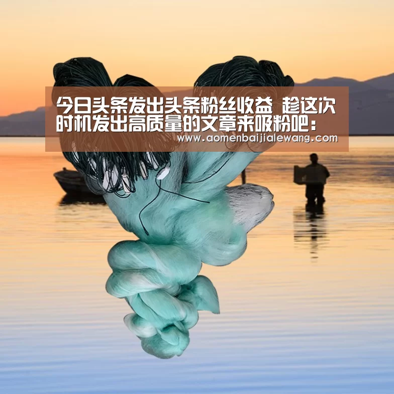 今日头条发出头条粉丝收益 趁这次时机发出高质量的文章来吸粉吧:开元体育直播(图3) 开元体育app